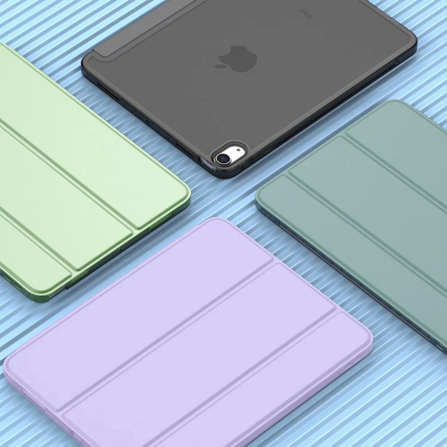 Ipad Air 11 Inch Case M3 2025/M2 2024 - Ipad Air 5Th/4Th Generation Case 2022/2020 10.9 Inch, Slim Hard PC Translucent Back Shell Cover, Support Touch Id(Lilac Purple)