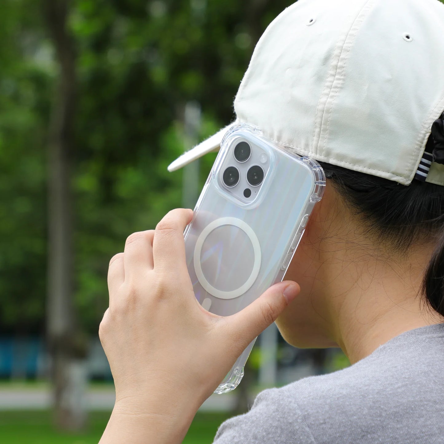 Iridescent Phone Case with Magsafe Magnet for Apple Iphone 16 Pro Max