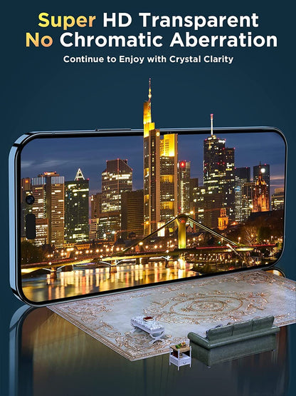 For Iphone 17 16 15 14 13 12 11 Pro Max Tempered Glass Screen + Camera Protector