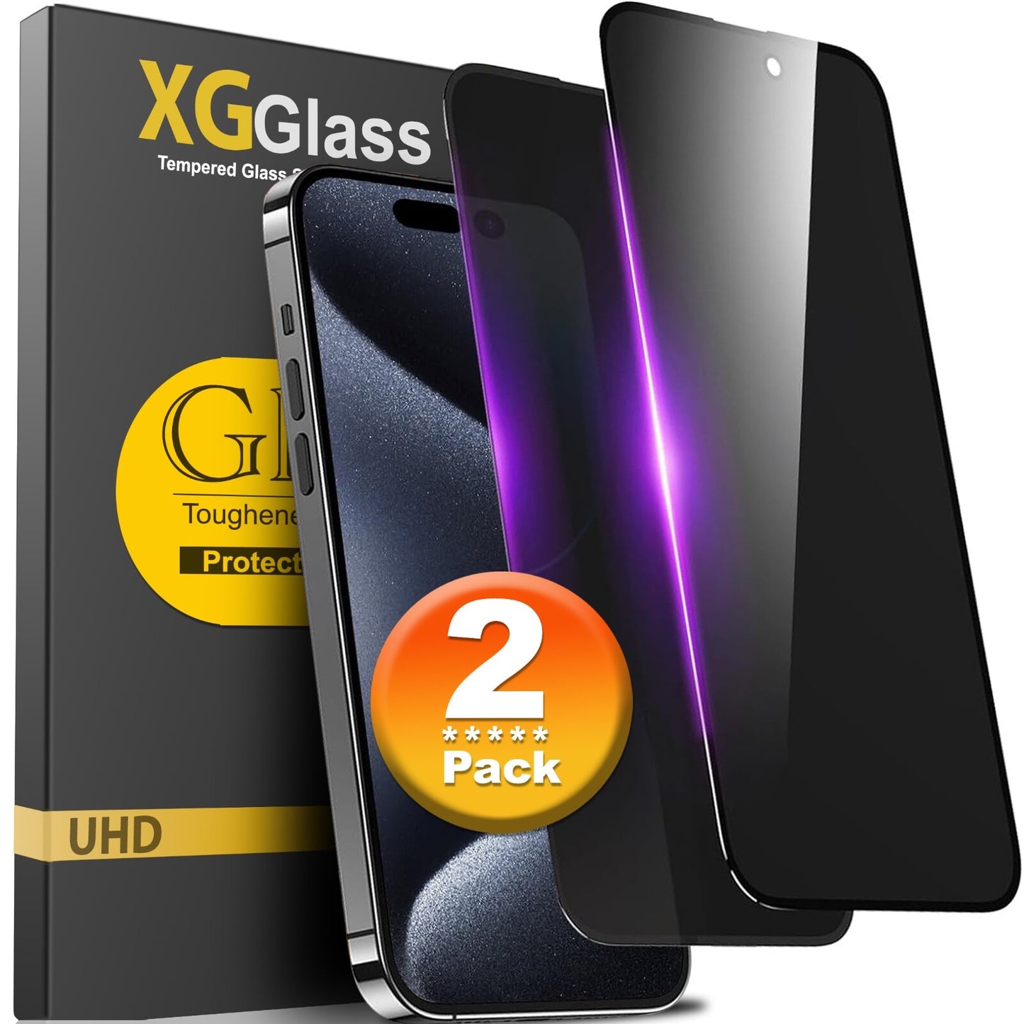 Iphone 17 16 15 Pro Max 14 13 12 11 plus Privacy Tempered Glass Screen Protector