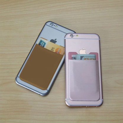 Universal Adhesive Phone Wallet– Stick-On Card Holder Pouch Case for Smartphone