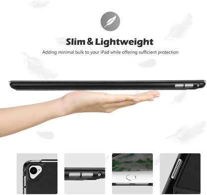 Cover for Ipad Pro 12.9 2017/2015 (Old Model, 2Nd & 1St Gen), Slim Stand Protective Folio Case Smart Cover for Ipad Pro 12.9 Inch 2Nd Gen 2017 / Ipad Pro 12.9 Inch 1St Gen 2015 -Black