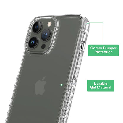 Protective Gel Phone Case for Iphone 13 Pro Max / Iphone 12 Pro Max - Clear