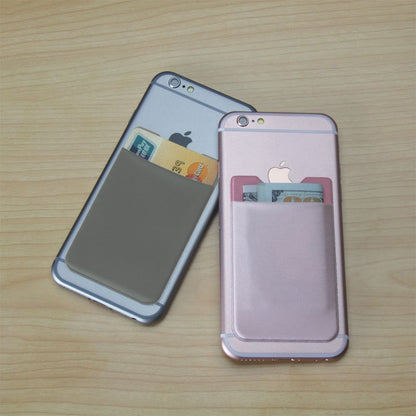Universal Adhesive Phone Wallet– Stick-On Card Holder Pouch Case for Smartphone