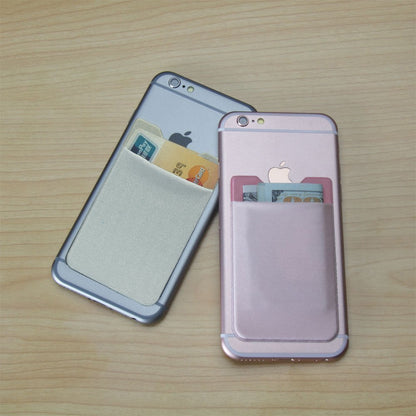Universal Adhesive Phone Wallet– Stick-On Card Holder Pouch Case for Smartphone