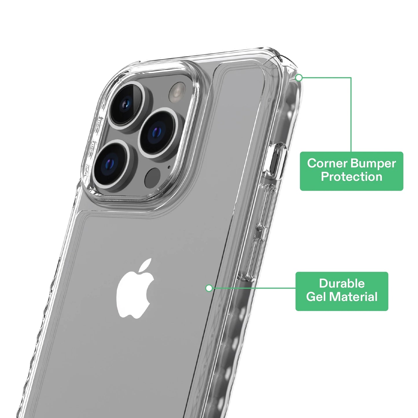 Protective Gel Phone Case for Iphone 14 Pro Max - Clear