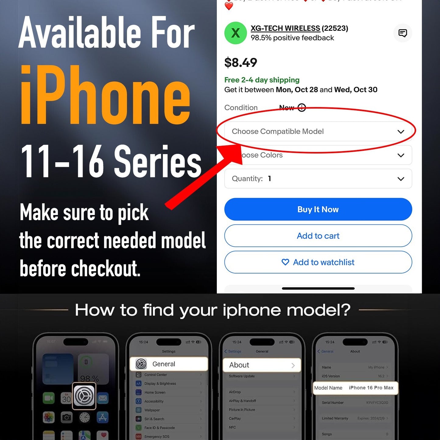 For Iphone 15 14 13 12 11 Pro Max Clear Shockproof Case + Screen Lens Protector