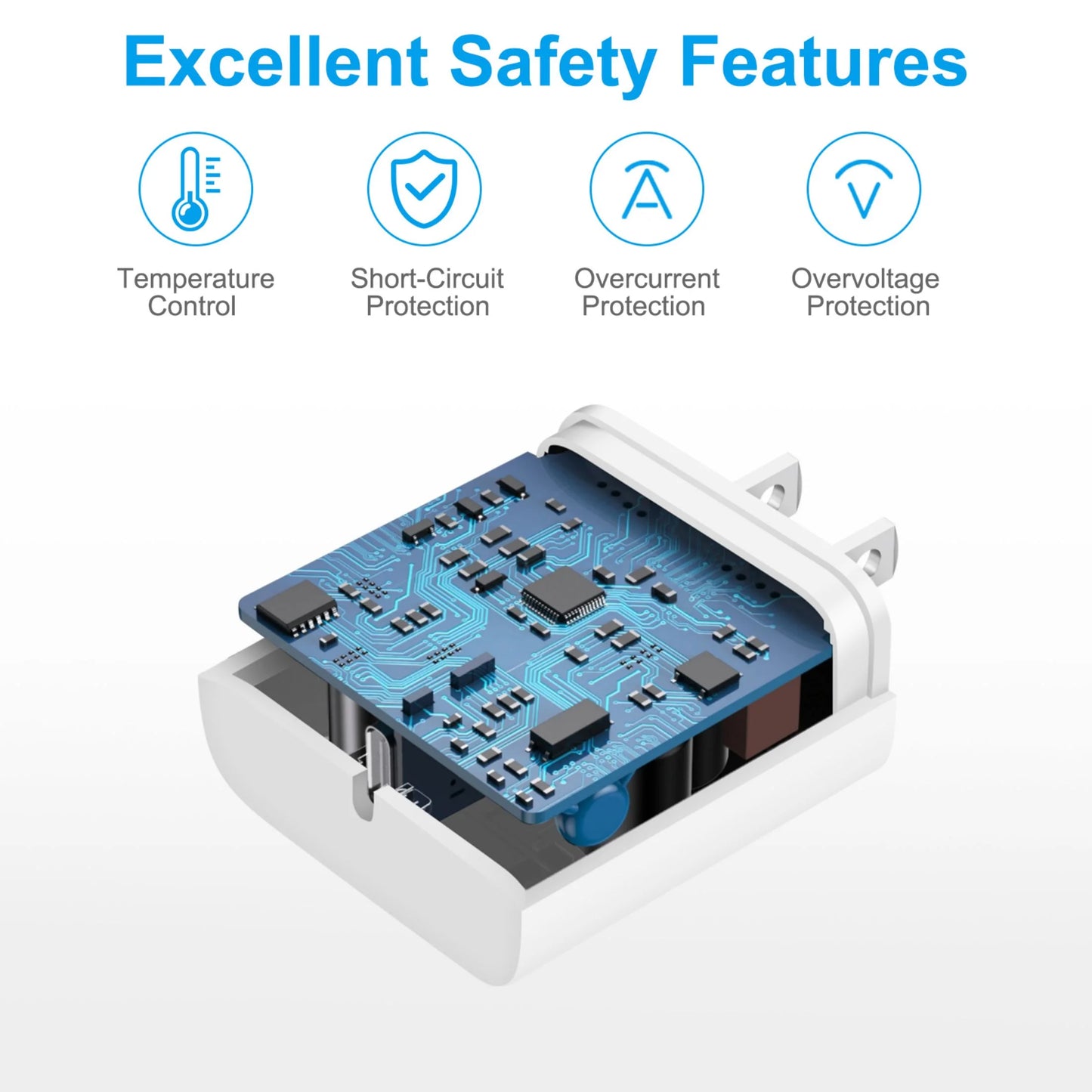 USB C Charger with 6FT Cable Compatible for Iphone 17/17 Air/17 Pro/17 Pro Max/16/16 Pro/16E/16Plus/16Pro/16 Pro Max/ 15/Iphone 15 Pro/Iphone 15 Pro Max/Ipad Pro/Mini/Air4/Airpods, 2 Pack