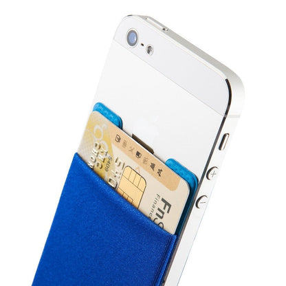 Universal Adhesive Phone Wallet– Stick-On Card Holder Pouch Case for Smartphone